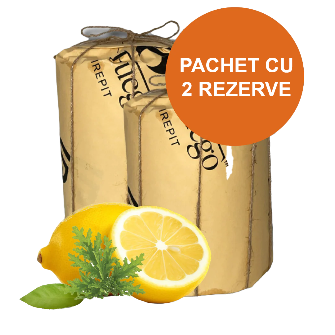 Pachet 2× Rezervă din Ceară cu Citronella – 4,5 kg fiecare (9 kg total)