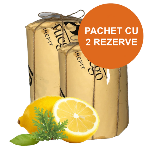 Pachet 2× Rezervă din Ceară cu Citronella – 4,5 kg fiecare (9 kg total)